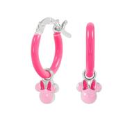 Minnie Mouse - Orecchini a perno in argento sterling 925 smaltato, misura unica, senza pietre preziose