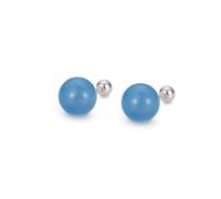 Orecchini a perno per cartilagine in argento Sterling 925 con pietra di zaffiro blu chiaro, 20 g, per donne e ragazze, con pietra portafortuna del mese di nascita, minuscoli orecchini a perno per