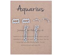 Orecchini a perno per le donne di compleanno costellazione strato lettera 12 paia di oroscopi antichi inglesi segno costellazione regalo zodiacali orecchini squisiti gioielli zodiaci tre orecchini