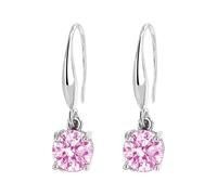 Orecchini a perno per orecchie sensibili Orecchini alla moda con zircone Orecchini temperamento per le donne Orecchini doppi per le donne, Misura unica, Metallo, Non pietra preziosa