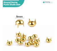 Orecchini A Perno Rotondi In Oro 7Mm 9Mm Per Fai Da Te In Pelle 50-500Pz