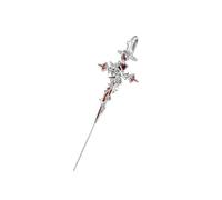Orecchini a perno unici a forma di rosa con dettagli a forma di rosa, in lega, ideali come regalo per donne alla moda