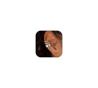 Orecchini a polsino per le donne regali alla moda grossi polsini dell'orecchio non piercing clip on cartilagine orecchini elica finto orecchino gioielli regali di Natale calza stuffers, Metallo