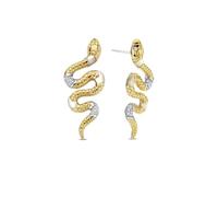 Orecchini a serpente con oro e perle di TI SENTO - Milano