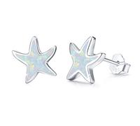 Orecchini a stella marina per donna Orecchini a forma di stella marina in argento sterling 925 Orecchini con animali ipoallergenici Gioielli da spiaggia con stella marina Regali per donne Ragazze