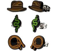Orecchini A Stile Ufficiale Di Indiana Jones E Il Disco Del Destino - 3 Paia