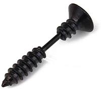Orecchini a vite Acciaio inossidabile Punk Hip-Hop Rock Vite Spike Rivetto Orecchini a chiodo per donna Uomo Forte e duraturo