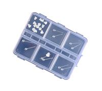 Orecchini accattivanti in resina trasparente per orecchie sensibili, stili versatili, per sport scolastici e per il sonno, comodi orecchini con retro in gomma morbida, Medio, come descritto, come