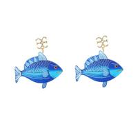 Orecchini acrilici da donna dal design unico con | Orecchini acrilici con creature del mare, orecchini pendenti leggeri da donna, accessori comodi regalo