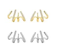 Orecchini ad ago per ragazza Wrap Stud Ear Cuff per le donne orecchino polsino a perno polsini a cerchio orecchini di lusso alla moda minimalista delicato piccolo orecchio Wrap Cuff orecchini pendenti