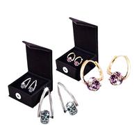 Orecchini al germanio per magnetoterapia, orecchini magnetici per dimagrire, per donne e ragazze (2pcs A&B)