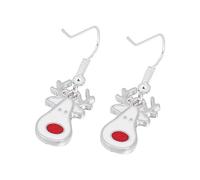 Orecchini Alce di Natale Orecchini a Goccia Rossi Orecchini a Bottone in Argento per Donna Ragazza Regalo di Compleanno Molto Pratico e Popolare Clever Fashion