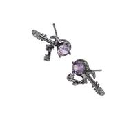 Orecchini alla con simboli musicali con delicati diamanti Accento per chitarra e note Accessori per orecchini da indossare ogni giorno Eleganti gioielli musicali per le donne