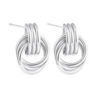 Orecchini alla moda comodi orecchini irregolari gioielli in acciaio inox orecchini adatti per tutto il giorno usura geometrica, Small, come descritto, come descritto
