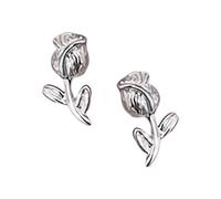 Orecchini alla moda con borchie floreali, comodi orecchini in rame, ideali come regalo per le vostre occasioni speciali, orecchini leggeri con design a tulipani