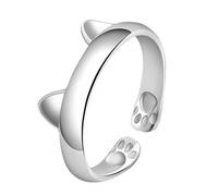 Orecchini alla moda con zampe, anelli regolabili in stile cartone animato, regalo alla moda per donne eleganti e alla moda, One Size, come descritto, come descritto