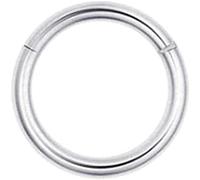 -Orecchini alla Moda e Vintage per Le Donne Anello al Naso in Acciaio Inossidabile Orecchio al Labbro Cartilagine Piercing per Il Corpo Setto Gioielli a Cerchio - Argento 1X8Mm Convenient Handled