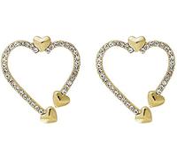 Orecchini alla Moda Gioielli per Donne Ragazze, personalità della Donna Moda Metallo Scava Fuori Gli Orecchini a Cuore d'Amore Ear Stud Gift Attractive