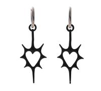 Orecchini alla moda Thorn Heart gioielli unici gotici Thorn Heart gioielli moderni stile punk orecchini in lega di fascino, Taglia unica, come descritto