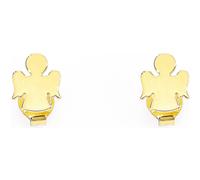 Orecchini Argento 925 Amen - Collezione Prega, Ama - Colore Oro - Misura Unica Orecchini A Lobo Angelo