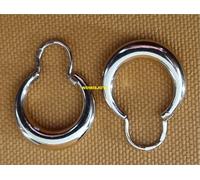Orecchini ANELLO GIALLO 18 carati. Peso 1,00 gr. 13,50 mm.