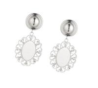 Orecchini antichi cavi eleganti design in lega gioielli da donna alla moda per pelli speciali e sensibili occasioni formali, Misura unica, come descritto, come descritto