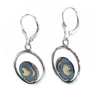 Orecchini "Arco D'Orizzonte" 12 Mm Disco Celeste Di Nebra In Argento 925