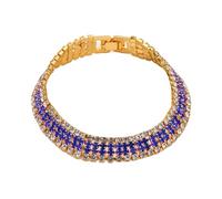 Orecchini Argento 925 A Cerchio Bracelet For Women Gold Simple Full Chain Daily Versatile Accessories Gioielli per Anniversario (J, One Size)