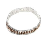 Orecchini Argento 925 A Cerchio Bracelet For Women Gold Simple Full Chain Daily Versatile Accessories Gioielli per Anniversario (B, One Size)