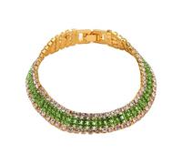 Orecchini Argento 925 A Cerchio Bracelet For Women Gold Simple Full Chain Daily Versatile Accessories Gioielli per Anniversario (I, One Size)