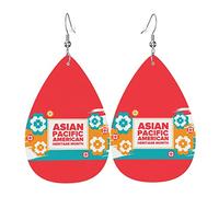 Orecchini asiatici americani e del mese del patrimonio delle isole del Pacifico per le donne