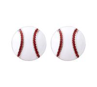 Orecchini Baseball da Donna, Leggeri Orecchini Sportivi Eleganti Gioielli Softball Regali per il Giorno Della Partita per Giocatori di Baseball Amanti Tifosi e Accessori Mamme (Bianco)