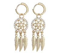 Orecchini bohémien, orecchini da sogno,Orecchini lunghi eleganti 925 Ciondolo in argento sterling - Gioielli scintillanti per la data delle vacanze di p