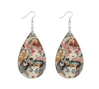 Orecchini boho in legno africano cerchio in legno nativo americano orecchini pendenti per occidentale Daily Wear & Regali Stile Cinese Dio aretes de madera para mujer, watertrop, Legno, Non pietra