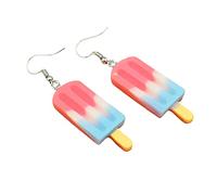 Orecchini Carini Orecchini strani Orecchini Pendenti con ghiaccioli di Ghiaccio Divertenti Orecchini Dolci Estivi per Ragazze Donne Nice And Clever