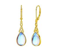 Orecchini cartilagine da donna Tiny Opal Screw Back Earrings Birthstone Cartilage Earring Stud Tragus Piercing Earring Dainty Jewelry Orecchini con frange nero, Taglia unica, Rame, Nessuna pietra
