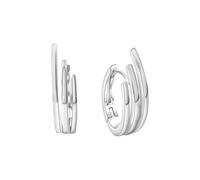 Orecchini Celesta creole pieghevoli in argento sterling 925/- lucido