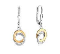 Orecchini Celesta in argento sterling 925 rodiato giallo placcato oro zirconi
