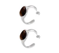 Orecchini Cerchi A Forma C Alla Con Disegni Pietre Per Occhi Tigering Per Le Donne Cercano Accessori Eventi Speciali Unici Orecchini Eventi Speciali