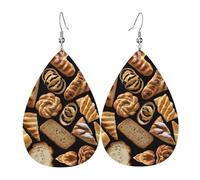 Orecchini Cheese Sandwiches Orecchini Pendent Penzolare Goccia Orecchino In Pelle Per Decorazioni Donne Ragazze