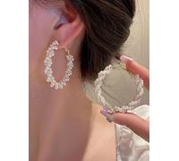 Orecchini circolari di perle gioielli di fascia alta unici eleganti alla moda moda regali dell'amicizia per le donne regali di Natale