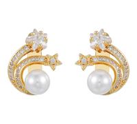 Orecchini Clip On per stella Rame per Donna Accessori Orecchie Leggeri ed Eleg
