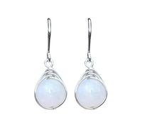 Orecchini Clip Senza Buco Bellissimi Orecchini in Rame Farrings Fashion Earrings Ladies Orrings Creative Gioielli Di Mare (White, One Size)