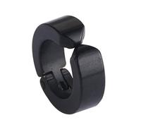 Orecchini Clip Vintage No Drill Orecchino alla moda Squisito Push-back Clip per le orecchie Accessori da uomo Nero Uomo Ornamento Nero 1, 1, Plastica, come descrizione