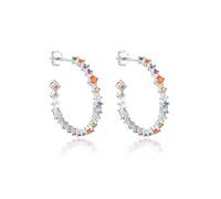 Orecchini Colorati in Zircone Stud Orecchino per Le Donne Piercing Earings Gioielli Pendientes, LYLSSSDH, di E8