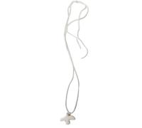 Orecchini con colombe bianche della pace in stile retrò Orecchini con collana colombe bianche contemporanee con ramo per un abbigliamento alla Speranze e pendente della pace