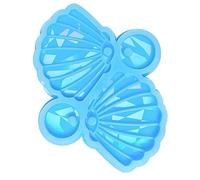 Orecchini con conchiglie olografiche Stampo in silicone Stampo in resina epossidica in cristallo Stampi per fusione di ornamenti per orecchie Ciondolo per stampo in silicone per gioielli fatti a mano