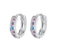 Orecchini con croce da uomo per donna, con design leggero, orecchini a forma di fiore, A, Rame, Nessuna pietra preziosa