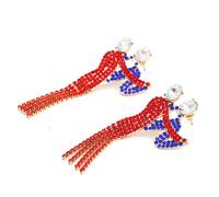 Orecchini con , design di coppia , 6,8 x 2,8 cm, eleganti pendenti a goccia, leggeri e confortevoli, orecchini artistici accattivanti per spiaggia, feste, vacanze