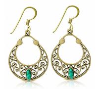 Orecchini Con Gancio a Forma Di Borsetta IN Spirale IN Filigrana B